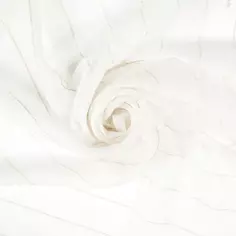 Тюль «Полосы» 280 см цвет белый Без бренда