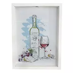 Копилка для пробок In Vino 30x40 см цвет белый Без бренда