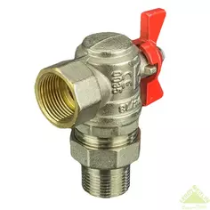 Кран шаровой Valtec Basic со сгоном угловой 3/4" внутренняя-наружная резьба VT.228.N.05