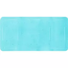 Коврик для ванны Bacchetta 36х71 см цвет голубой