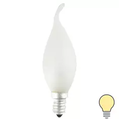 Лампа накаливания Bellight свеча на ветру матовая E14 40 Вт свет тёплый белый