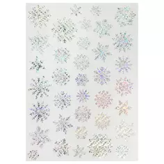 Наклейка «Сверкающие снежинки» Декоретто L Decoretto
