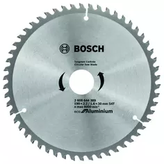 Диск пильный по цветному металлу Bosch Eco for Aluminium 2608644389 54Т 190x30x1.6 мм