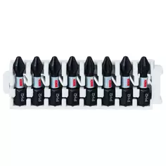 Бита ударная крестовая Bosch Impact Control 2608522324 PH2x25 мм, 8 шт.