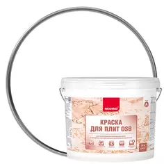 Краска для плит OSB Neomid матовая цвет белый база А 14 кг