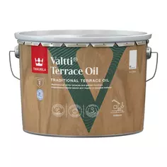 Масло для террас и садовой мебели Tikkurila Valtti Terrace Oil База ЕС бесцветное 9 л