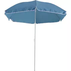 Зонт с центральной опорой ø180 h185 см круглый синий Без бренда