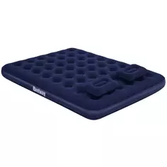 Надувная кровать Bestway Flocked Air Bed 152x22x203 см ПВХ синий