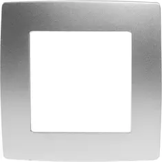 Рамка для розеток и выключателей Эра 12-5001-03 1 пост цвет серый ERA