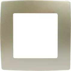 Рамка для розеток и выключателей Эра 12-5001-04 1 пост цвет бежевый ERA