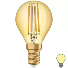 Лампа светодиодная Osram филаментная E14 220-240 В 4 Вт/824 шар 410 Лм