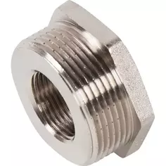 Футорка Valtec 1 1/2"x3/4" наружная-внутренняя резьба никелированная латунь VTr.581.N.0805