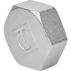 Заглушка Valtec 1 1/2", внутренняя резьба, никелированная латунь VTr.590.N.0008