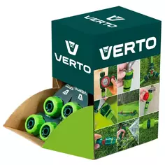 Коннектор для шланга быстросъёмный Verto 1/2-5/8 дюйма 30 шт Без бренда