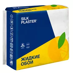 Жидкие обои Silk Plaster Absolute А103 0.87 кг цвет бело-зеленый