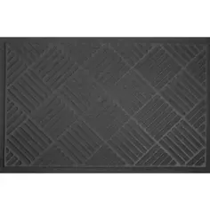 Коврик Inspire Lenzo 50x80 см полиэфир/резина цвет тёмно-серый