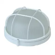 Светильник утилитарный настенно-потолочный влагозащищенный Эра НБП03-100-002 12 м² цвет белый ERA