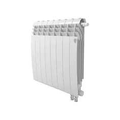 Радиатор Royal Thermo Biliner 500/87 биметалл 8 секций нижнее правое подключение цвет белый