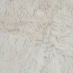 Плед "Мягкий мех" 200x220 см искусственный мех цвет айвори Eclair