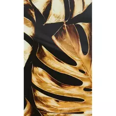 Картина на стекле "Золотая пальма 3" 30x50 см Без бренда