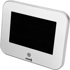 Часы-метеостанция Oxion OTMS636NF с встроенным датчиком цвет белый