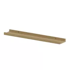 Полка мебельная Spaceo Oak 60x10x1.2 см МДФ цвет дуб