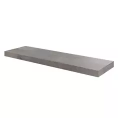 Полка мебельная Spaceo Concrete 80x23.5x3.8 см МДФ цвет бетон