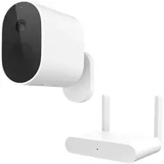 Комплект для видеонаблюдения Xiaomi Mi Wireless Outdoor Security Camera 1080 p Set с камерой и ресивером