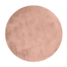 Шкура искусственная полиэстер Inspire Bianca ø100 см цвет розовый
