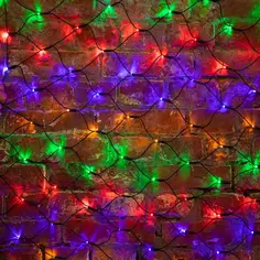 Гирлянда светодиодная Сеть 1x1.5 м 160 LED мультисвет Neon Night