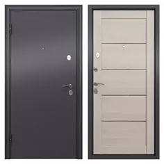 Дверь входная металлическая Ронда, 860 мм, левая, цвет брио фило Torex