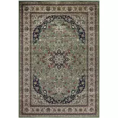 Ковер вискоза Isphahan 77801 Green 160x230 см цвет зеленый Без бренда