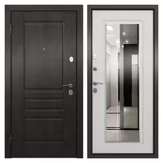 Дверь входная металлическая Грата, 950 мм, левая, цвет скай белый РР Torex