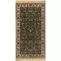 Ковер вискоза Isphahan 84552 Green 65x135 см цвет зеленый Без бренда