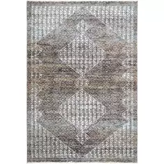 Ковер полиэстер Мирай 5501 Е 100x200 см цвет светло-коричневый Ctim