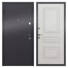 Дверь входная металлическая Берн 950 мм левая цвет мара беленый Torex