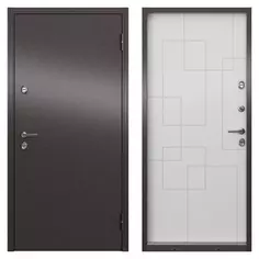 Дверь входная металлическая Термо 950 мм правая цвет ринго белый Torex