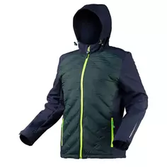 Куртка Neo Tools Premium Softshell темно-синяя/зеленая размер M рост 181