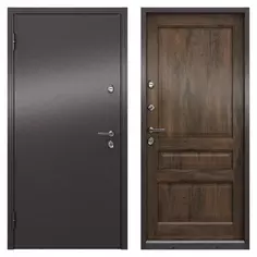 Дверь входная металлическая Термо, 880 мм, левая, цвет магнолия акация Torex