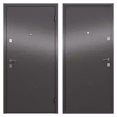Дверь входная металлическая Стаф 860 мм правая цвет шоколад Torex