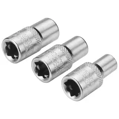 Набор торцевых головок Stanley Fatmax FMMT17090-0 1/4 дюйма, 3 шт.