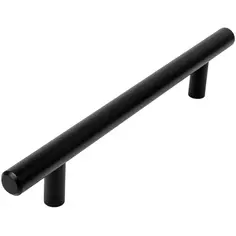 Ручка-рейлинг 128мм матовый чёрный Kerron