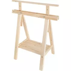 Подстолье с полкой 68x44.2x80-105.5 см хвоя ТДВ