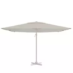 Зонт с боковой опорой Naterial Aura 286x286 h 264 см квадрат белый