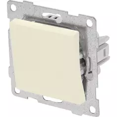 Выключатель встраиваемый Gusi Electric 1 клавиша цвет бежевый