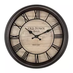 Часы настенные Ретро ⌀30.5 см цвет коричневый Troykatime