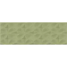 Декор настенный Kerasol Milagro Stel Deco 20x60 см лаппатированный цвет оливковый