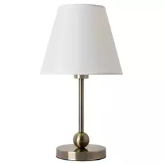 Настольная лампа Arte lamp Elba E27 1x60 бронза