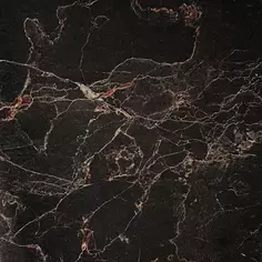 Столешница Компакт Мрамор 300x60x1.6 см HPL пластик цвет чёрный Без бренда