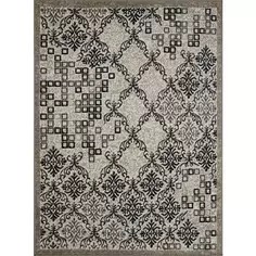 Ковер полипропилен Avrora GR19 140x190 см цвет бежевый Без бренда
